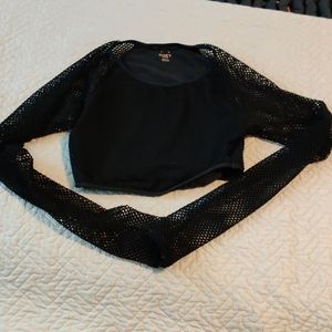 Roxy fishnet rash guard
